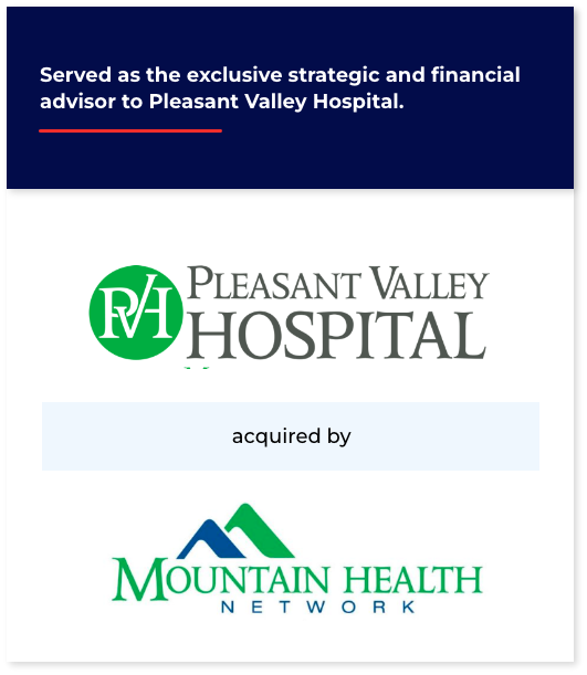 Pleasant Valley Hospital Tombstone